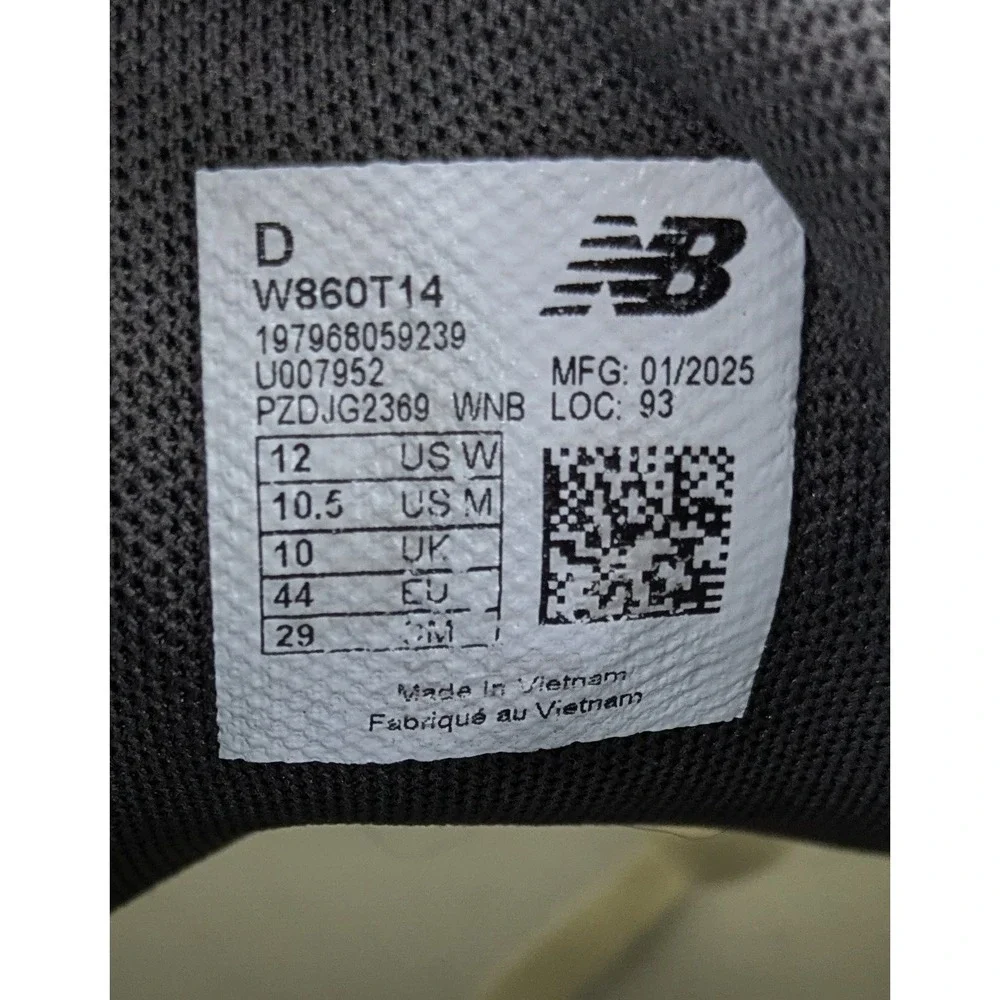 New Balance Fresh Foam X 860 V14 Sea Salt White Shoes W860T14 Size 10.5M 12W‎